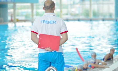 entrenador natación